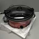 Crock-Pot 6-Quart Cook & Carry Oval Manual Portable Slow Cooker, Red - SCCPVL600-R