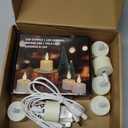 Homemory Flameless Rechargeable Tea Lights with Remote Timer - LED Tea Lights Battery Operated, Realistic Flickering for Home Holiday Decor, Wedding Table Centerpieces, 6-Pack ( 1-1/2''H 2-1/3'')