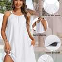 Women Swimsuit Coverup Bathing Suit Cover Ups Beach Bikini Swimwear 2025 Vacation Outfits (White, L)