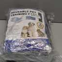 Fostanfly Washable Pee Pads for Dogs, 2 Pack Reusable Super Absorbent Potty Pads, Non-Slip and Leak-Proof 54"x54" for Whelping, Extra Large Potty Training Washable for Puppy (Gray)