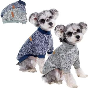 2 Pack Dog Sweaters for Small Dogs Girl Boy Winter Fleece Clothes Warm Soft Dog Sweatshirt Outfit for Dogs Cats Pet Apparel