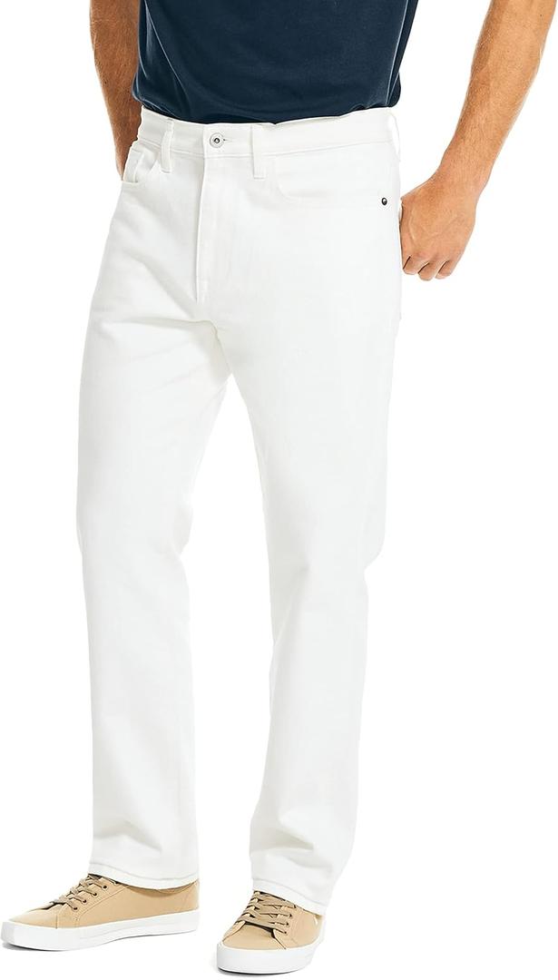 Nautica Men's Straight Fit Jeans (38W x 30L, Glacier Bay Wash)