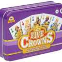 Five Crowns Collectible Tin – Card Game for Kids and Adults, Family Game Night, The Game isn’t Over Until the Kings Go Wild, 5 Suited Rummy Style Card Game, 1-7 Players, Ages 8+