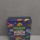 Dan&Darci Kids Rock Painting Kit - Glow in The Dark - Christmas Gifts Arts & Crafts for Boys and Girls Ages 6-12 - Craft Activities Kits - Creative Art Toys for 6, 7, 8, 9, 10, 11 & 12 Year Old Kid