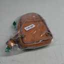 NIUCUNZH Genuine Leather Sling Bag, Handmade Vintage Crossbody Shoulder Bags Small Travel Pack for Women and Men (Brown)