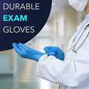 Style Setter Powder-Free Nitrile Disposable Exam Gloves, Industrial Medical Examination,Latex Free Rubber,Non-Sterile,Food Safe,Textured Fingertips,Ultra-Strong,Pack of 10(1000 PCS),Blue - Size Large