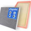 Cabin & Engine Air Filter Kit for 2019-2025 Chevrolet Silverado 1500, 2500HD, 3500HD, Suburban, Tahoe, GMC Sierra 1500, 2500HD, 3500HD, Yukon, 2021-2025 Cadillac Escalade