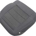FZJDSD Gray Driver Side Bottom Cloth Replacement Seat Cover Compatible with Jeep Wrangler Sahara Rubicon 2008 2009 2010