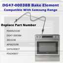 DG47-00038B Bake Element, compatible With Samsung range/stove/oven, Replaces part PD00025540, DG47-00038A, 3015238, AP5623199, EAP4240837, PS4240837