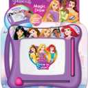 JA-RU Disney Princess Magic Draw-Magnetic Drawing Pad (1 Pack). Drawing Kids Board Car Trip Toys | Mess-Free Small Kids Write Board | Creative Activities and Travel Entertainment.B-6906-1s Purple