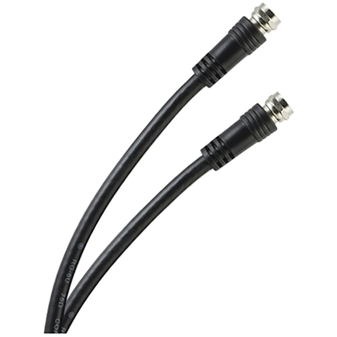 GE 33626 RG6 Video Coaxial Cable (6ft) (Black)