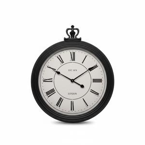 DI CA 24 E2 Black Wall Clock