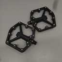 Crankbrothers Stamp Flat MTB Pedals - Size-Specific, Lightweight, Versatile, Durable Bike Pedals (Large, Black)