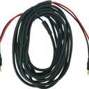 Rockville BN30 14 AWG 100% OFC Copper Banana to Banana Cable, 30ft, Braided Design, Low Signal Loss, for Home Audio and Pro Sound Systems
