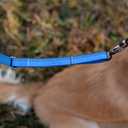 Hyhug Pets Reflective 6 FT Long Leash (Sturdy Jacquard Weave Heavy Duty Nylon Lead for Giant Large Medium Dogs Walking, Jogging,Camping and Training. (6 FT, Classic Blue) (Adjustable 6 feet)