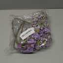 22 Artificial Lilac Flower Branch Real Touch Gradient Purple Fake Delphinium Antirrhinum Stem Flower for Wedding Bouquet Table Centerpieces Vase Floral Arrangement Home Decoration 2Pcs