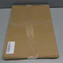 Hand Towel Stand, 16" Heavy Weighted Hand Towel Holder for Bathroom, Modern Counter Towel Holder, Standing Towel Bar Countertop(Black Stainless Steel Bar, Black Natural Marble Base)