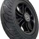 200x50mm Solid Tire Wheel, CATAZER Rubber 8 Inch Electric Scooter Tires Durable Explosion-proof Tyre Suitable 10mm Bearing (6200) E-Bike Scooter Replacement Wheels