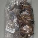 70s 80s Disco Wig 6pcs Set Short Afro Curly Wigs for Retro Disco Outfit Men Party Hippies Rocker Cosplay Costume (Blonde Mixed Brown)