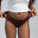 Women's Seamless Thong Underwear No Show Quick-Dry Max-Stretch Panties Soft Comfortable 3 Pack (XX-Large)