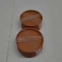 Suwimut 10 Pack Terracotta Pot Plant Saucer, 6 Inch Round Terra Cotta Planter Saucers for 5 Inch 5.5 Inch 6 Inch Flower Pot with Drainage Hole, Small Clay Planter Drip Trays for Indoor, Outdoor Plants