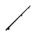 ROTHLEY 6.6 FT Industrial Handrails for Indoor Stairs: Modern Staircase Handrails Wall Mount Stair Handrail 1.6" Round Sturdy Pipe Hand Railings for Steps Matt Black Powder Coat Stairway Railing