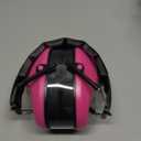 Pro For Sho 34dB Hearing Protection Ear Muffs  Highest NRR Compact Design Ear Protection for Loud Events & Sensory Use (Standard, Pink)