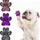 SCENEREAL Dog Paw Protector Anti-Slip Grips to Keeps Dogs from Slipping On Hardwood Floors, Best for Summer Hot Pavement, Dog Shoes Booties Socks Replacemen M 36 Pieces (M: 1.7"x1.5"(L*W), Gray & Purple & Pink 36pcs 9sets)