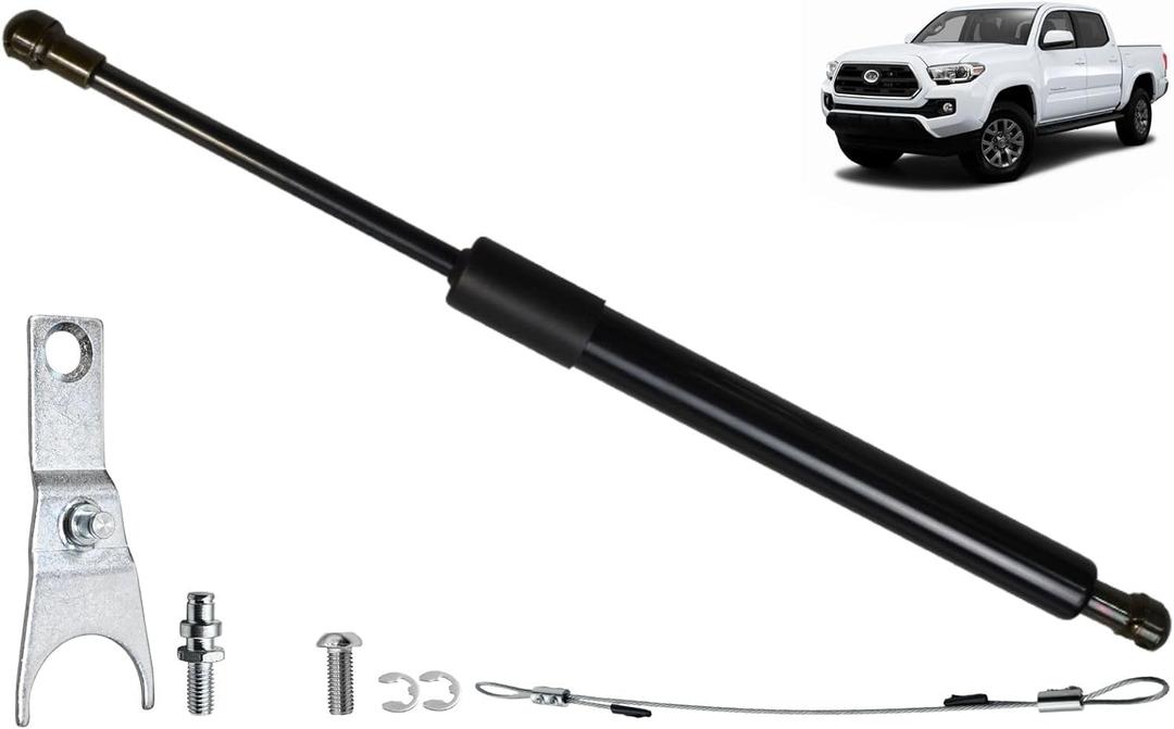 Pickup Tailgate Assists Compatible with Toyota Tacoma N300 (OEM SG329900EZ) not for N400 2015-2023 Lift Supports Rear Gas Dampers Springs Kit No-Drill Bolt-on