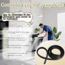 W11177741 Dishwasher Gasket Door Seal by savone for Whirlpool Maytag Kenmore Dishwashers Replaces W10300924 W10660528