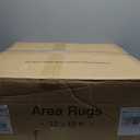 zesthome 10x12 Area Rugs for Living Room,Non-Slip Backing Washable Rugs,Vintage Large Area RugStain Resistant Home Decor Rug (Multi,10'x12')