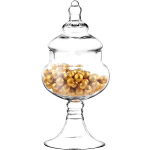 Apothecary Jars Glass Decorative Candy Jars,Candy Buffet Display, Elegant Storage Jar, Decorative Wedding Organizer Canisters A2