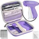 Stitch Gun for Clothes, Mini Stitchy Sewing Gun Stitchy Quick Clothing Fixer Gun with 6 Needles, 2500 White & 2500 Black Fasteners, Handheld Tagging Gun for Speedy Clothing Fixer Micro Tagging Gun