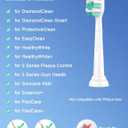 Futulkyus Replacement Toothbrush Heads for Philips Sonicare C1, C2, ProtectiveClean 4100, 5100, 10 Pack