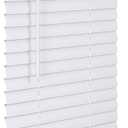 Lotus & Windoware Cordless, 2 Inch Vinyl Plus Blind 24.5" Wide x 72" Long, White (RTX24572WH), Horizontal Window Blinds, Door Blinds, Indoor Window Blinds, 2" Slat Size