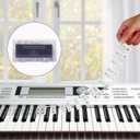 Piano Notes Guide for Beginner, 88-Key Full Size - Removable Piano Keyboard Stickers Note Labels for Learning, Leaves No Residue and No Adhesive, Made of Silicone, Reusable and Comes with Box