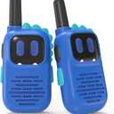 Walkie Talkies for Kids with Dinosaurs Silicone Sleeve, Toys for 3-7 Year Old Boys Girls, Kids Walkie Talkies 1000FT Range 2 Channels 2 Way RadioToy Gifts for 5-8 Year Old Boys Girls (Dark Blue)