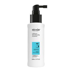 Nioxin System 3 Scalp Care + Hair Thickening Leave-In Treatment | For Colored, Dry, & Damaged Hair with Light Thinning | Strengthen & Nourish with Niacinamide & Biotin