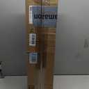 Decopolitan 7/8-Inch Square Curtain Rod Set, 18 to 36-Inch, Black Espresso