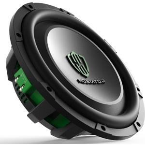 DS-12 D2 Shallow Mount Car Subwoofer 12'' 1400W Max Power Dual 2 Ohm High Performance Subwoofer, Black, MB-DS122 (12'' Dual 2 Ohm)