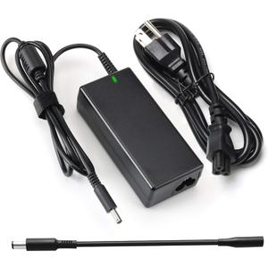 65W AC Charger for Dell Inspiron 15-7000 15-5000 15-3000 17-7000 17-5000 17-3000 13-7000 11-3000 2 in 1 Series 3558 3181 5100 5535 5555 5558 5559 5567 XPS 9350 9360 la65ns2-01 Charger Laptop Power