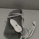Sunbeam Heating Pad Wrap for Back Pain Relief with Auto Shut Off and Moist Heating Option 23 x 15" Slate Grey