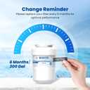 Waterspecialist WS613B Replacement for MWF, SmartWater MWFP, MWFA, GWF, HDX FMG-1, WFC1201, GSE25GSHECSS, PC75009, RWF1060, Kenmore 9991 Refrigerator Water Filter, 3 Filters
