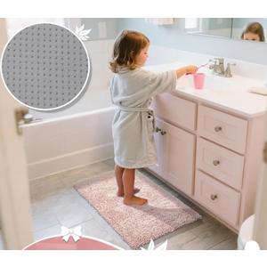 Yimobra Bathroom Rug Set 1 Piece, Luxury Shaggy Bath Mat Set with Non Slip Backing, Ultra Soft & Absorbent Mats for Bathroom Floor, Machine Washable, 31.5"x20 , Pink Yimobra Bathroom Rug Set 1 Piece, Luxury Shaggy Bath Mat Set with Non Slip Backing, Ultra Soft & Absorbent Mats for Bathroom Floor, Machine Washable, 31.5"x20 , Pink