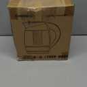 Chefman Electric Kettle with Temperature Control, 5 Presets LED Indicator Lights, Removable Tea Infuser, Glass Tea Kettle & Hot Water Boiler, 360 Swivel Base, BPA Free, Stainless Steel, 1.8 Liters