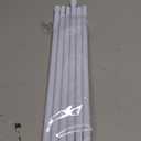 MEXAU 2 PCS Tension Curtain Rod 33 to 59 Inch,White Short Curtain Rods No Drilling,Loaded Expandable Spring Curtain Rods for Windows Kitchen,Closet,Cupboard,Door,Bookshelf