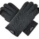 BRUCERIVER Ladie's Wool Knit Gloves with Thinsulate Lining, XL