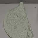 Snowkingdom Sage Round Green Placemats Set of 8, Vinyl Hollow 15 Inch Round Sage Green Table Mats, Washable Easy Clean Wipeable Non Slip Dining Table Place Mat for Easter Wedding Christmas Party Decor