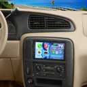 Android 14 Double Din Car Stereo Radio for Ford Windstar 1999-2003,7" Touchscreen Car Radio w/Wireless Carplay Android Auto GPS WiFi Bluetooth RDS DSP SWC Mic Backup Camera