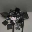 Heavy Duty 3000LBS Furniture Dolly & Movers with 5 Wheels & Brake - 360 Rotating Moving Dolly for Furniture, Piano, Appliances - 6.4 Inch Non-Slip Sliders, Black